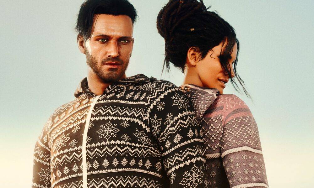 Мод Cyberpunk 2077 зима рождество