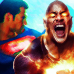 черный адам против супермена кто сильнее