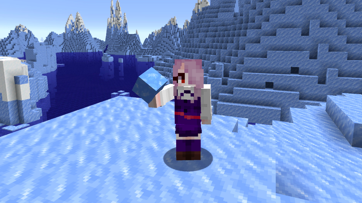 Cómo obtener hielo azul en Minecraft