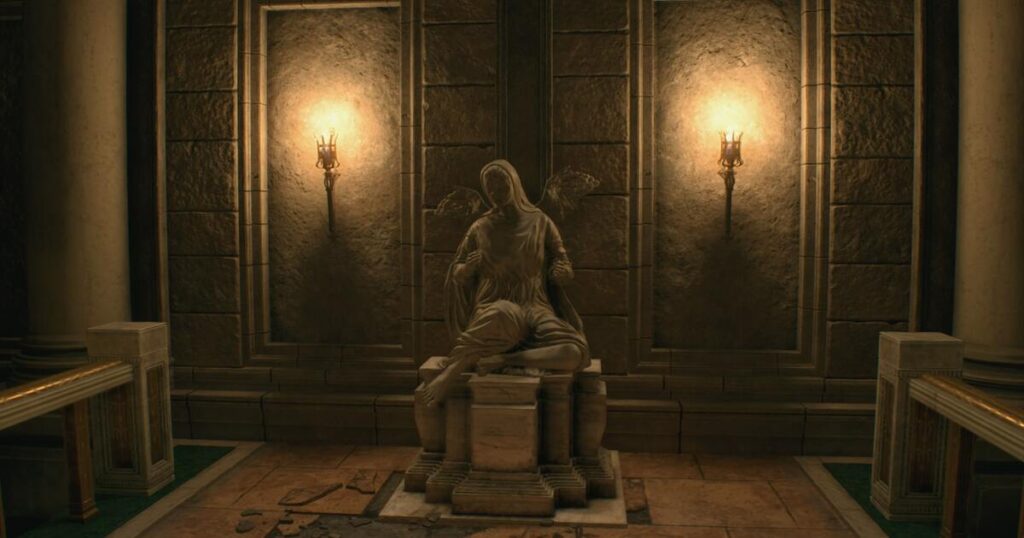 Головоломка с мечом сокровищница Resident Evil 4