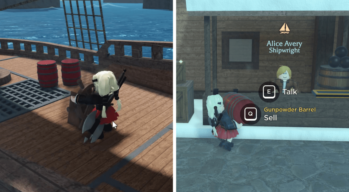 бочки с порохом Roblox Arcane