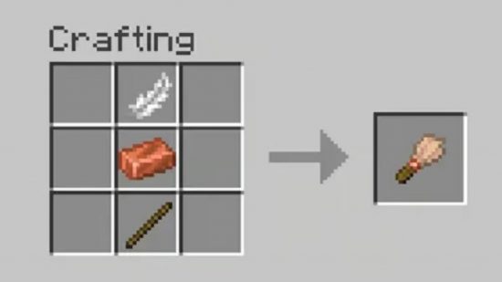 How to make a brush for minecraft