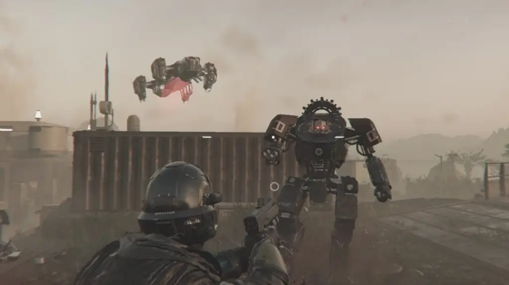 Воздушные корабли автоматонов Helldivers 2